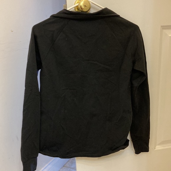 J. Crew Activewear Tech Black Zip Up Jacket S - Picture 5 of 5